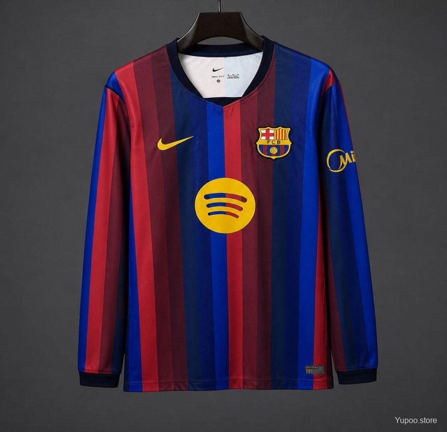 Barcelona 2026/27 LOCAL MANGA LARGA VERSION FAN